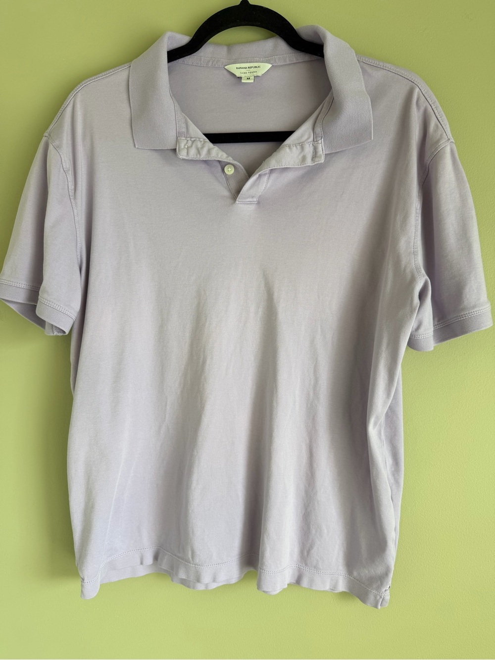 Banana Republic Men's Light Lavender Polo